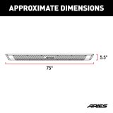 Aries Automotive AdvantEDGE 5.5 in. Side Bars for 2020-2025 EXPLORER - 2556054 Step Bars, Ford, Black, 2055128 & 2055975, Pair thumbnail 7