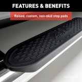 Aries Automotive 4 in. Oval Side Bars for 2019-2025 1500 - S225045-2 Nerf and Step Bars, Ram, Side,4 Stainless, Pair thumbnail 3