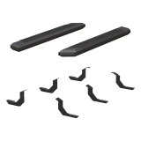 Aries Automotive AdvantEDGE 5.5 in. Side Bars 2556018 Step Bars, Diameter, Aluminum, Chrome Powdercoated, Pair thumbnail 2
