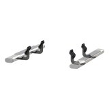 Aries Automotive 6 in. Oval Side Bar Mounting Brackets 4509 Step Brackets, Oval, Ford, Kit thumbnail 1