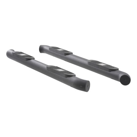 Aries Automotive Big Step 4 in. Round Side Bars AL232012 Bars, Step, Diameter, Aluminum, Black Textured Powdercoated, Toyota, Pair thumbnail 3