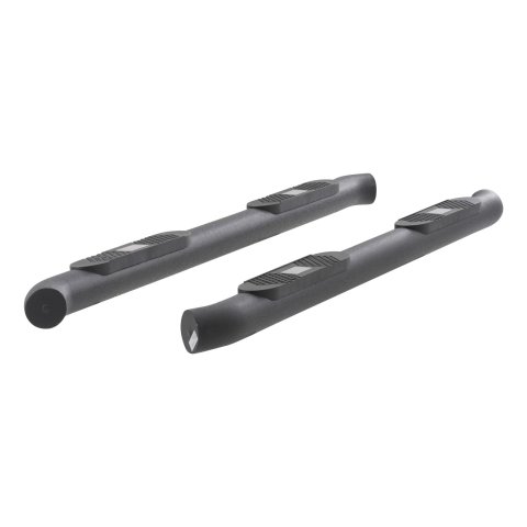 Aries Automotive Big Step 4 in. Round Side Bars AL232012 Bars, Step, Diameter, Aluminum, Black Textured Powdercoated, Toyota, Pair thumbnail 4