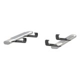 Aries Automotive 6 in. Oval Side Bar Mounting Brackets 4492 Step Brackets, Oval, Chevy, GMC, Kit thumbnail 1