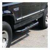 Aries Automotive 3 in. Round Side Bars 203001 Step Bars, Diameter, Steel, Black Powdercoated, Ford, Pair thumbnail 2