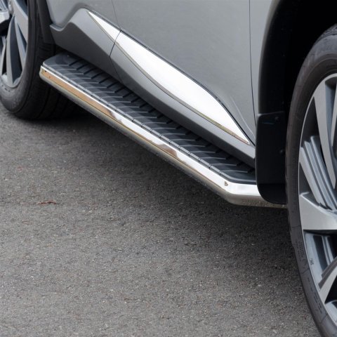 Aries Automotive AeroTread Running Boards for 2015-2024 MURANO - 2051010 Boards, AeroTread, Aluminum/Stainless Steel, Polished, Wheel-to-wheel Position, 70.00 in. Length, Nissan, Pair thumbnail 5