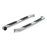 Aries Automotive 3 in. Round Side Bars 203016-2 Step Bars, Diameter, Stainless Steel, Polished, Ford, Pair thumbnail 4