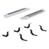 Aries Automotive AdvantEDGE 5.5 in. Side Bars for 2007-2017 TUNDRA - 2555018 Step Bars, Diameter, Aluminum, Chrome Powdercoated, Pair thumbnail 2
