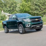 Aries Automotive AdvantEDGE 5.5 in. Side Bars for 2015-2024 CANYON, COLORADO - 2555044 Step Bars, Diameter, Aluminum, Chrome Powdercoated, Pair thumbnail 1