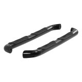 Aries Automotive 3 in. Round Side Bars for 2005-2023 TACOMA - 202008 Step Bars, Side, inch, Steel, Black Powdercoated, Toyota, Pair thumbnail 2