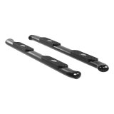 Aries Automotive 4 in. Oval Side Bars S224045 Step Bars, Oval, in., Steel, Black Powdercoated, Chevy, GMC, Pair thumbnail 3
