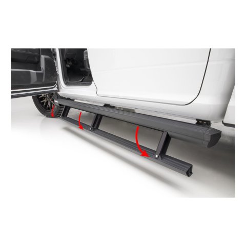 Aries Automotive ActionTrac Powered Running Boards for 2015-2025 CANYON, COLORADO - 3047904 Power Boards, ActionTrac, Aluminum, Black Powdercoated, Chevy, GMC, Crew Cab, Kit thumbnail 5