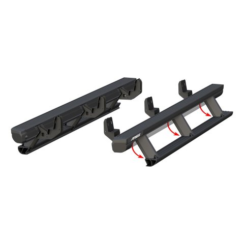 Aries Automotive ActionTrac Powered Running Boards for 2015-2025 CANYON, COLORADO - 3047904 Power Boards, ActionTrac, Aluminum, Black Powdercoated, Chevy, GMC, Crew Cab, Kit thumbnail 7