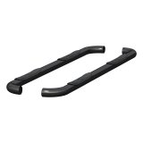 Aries Automotive 3 in. Round Side Bars 215041 Step Bars, Stainless Steel, Black Powdercoated, Gloss, 3.00 Diameter, 82.870 Length, Dodge, Pair thumbnail 2