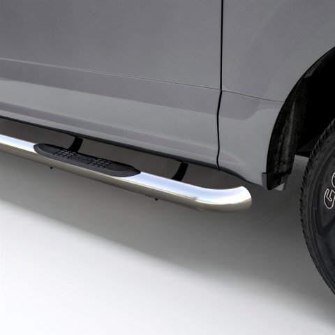 Aries Automotive 3 in. Round Side Bars 203046-2 Step Bars, Diameter, Stainless Steel, Polished, Ford, Pair thumbnail 3