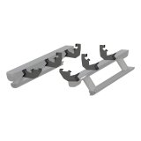 Aries Automotive ActionTrac Mounting Brackets for 2021-2022 BRONCO, 2019-2025 RANGER - 3025123 Running Boards Brackets, ActionTrac, Ford, Crew, Pair thumbnail 3