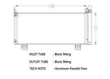 CSF Air Conditioning Condensers 10729 Condenser, Aluminum, Natural, Mazda, Each thumbnail 1