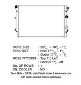 CSF Radiators 3560 Radiator, OE Replacement, Aluminum/Plastic, Natural, Volkswagen, Each thumbnail 1