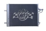 CSF Air Conditioning Condensers 10763 Condenser, Aluminum, Natural, Ford, Each thumbnail 4