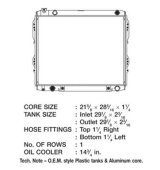 CSF Radiators 2830 Radiator, Downflow, Aluminum/Plastic, Natural, Toyota, 3.4L, Each thumbnail 1