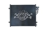 CSF Air Conditioning Condensers 10405 Condenser, Aluminum, Black, Jeep, Each thumbnail 4