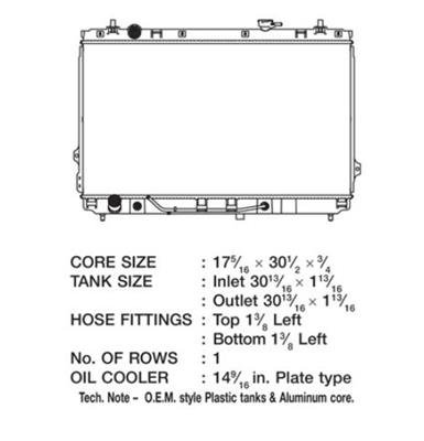 CSF Radiators 3492 Kia Sedona thumbnail 1