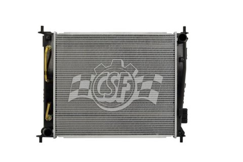 CSF Radiators for 2010-2011 SOUL - 3493 Radiator, OE Replacement, Aluminum/Plastic, Natural, use on Kia, Soul, Each thumbnail 4