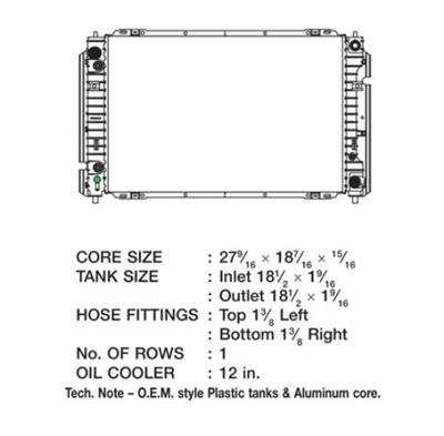 CSF Radiators 2993 Ford Escape 2.0 & 2.3 L thumbnail 1