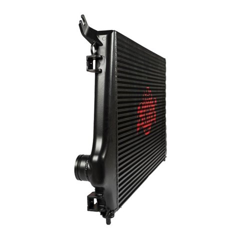 CSF Turbo Diesel Charge-Air Coolers 7101 Intercooler, Charge Cooler, Aluminum, Black Powdercoated, Chevy, GMC, 6.6L, Duramax, Each thumbnail 5