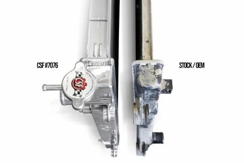 CSF Racing Radiators for 2003-2009 4RUNNER, 2007-2014 FJ CRUISER - 7076 Radiator, Racing, Aluminum, Polished, Toyota, Cruiser, Each thumbnail 9