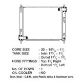 CSF Radiators 3549 Radiator, OE Replacement, Aluminum/Plastic, Natural, Nissan, Juke, Each thumbnail 1
