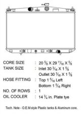 CSF Radiators 3773 Toyota Highlander 16-14 3.5L thumbnail 3