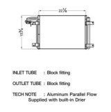 CSF Air Conditioning Condensers 10537 Condenser, Aluminum, Black, Volkswagen, Each thumbnail 1