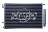CSF Air Conditioning Condensers 10761 Condenser, Aluminum, Natural, Ford, Each thumbnail 4