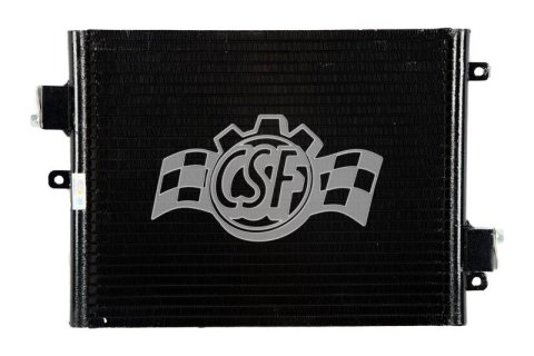 CSF Air Conditioning Condensers 10545 Condenser, Aluminum, Black, Porsche, Each thumbnail 4