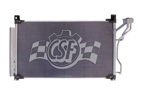 CSF Air Conditioning Condensers for 2015 SONATA - 10768 Condenser, Aluminum, Natural, use on Hyundai, Each thumbnail 4