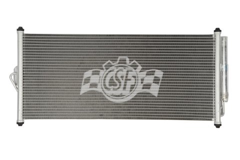 CSF Air Conditioning Condensers 10591 Condenser, Aluminum, Natural, Nissan, Each thumbnail 2