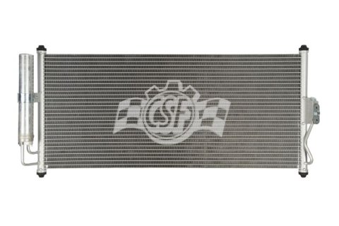 CSF Air Conditioning Condensers 10591 Condenser, Aluminum, Natural, Nissan, Each thumbnail 3