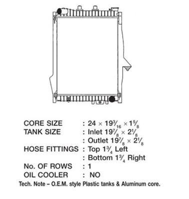 CSF Radiators for 2007-2009 ASPEN, 2004-2009 DURANGO - 3268 Chrysler Aspen thumbnail 1