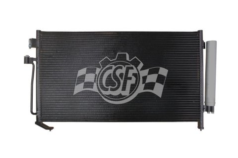 CSF Air Conditioning Condensers 10643 Condenser, Aluminum, Natural, Subaru, Each thumbnail 4