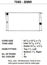 CSF Radiator Fluid Coolers 7080 BMW F20/F21/F22/F23/F30/F31/F34 GT/F32/F33/F36 Gran Coupe (M.T.) / i3 thumbnail 8
