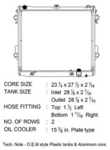 CSF Radiators 3821 08-17 Toyota Land Cruiser 5.7L/ 10-17 Lexus LX 570 5.7L thumbnail 2