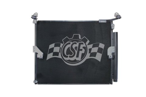 CSF Air Conditioning Condensers 10740 Condenser, Aluminum, Black, Toyota, Each thumbnail 4