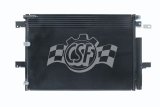 CSF Air Conditioning Condensers 10703 Condenser, Aluminum, Black, Ford, Lincoln, Each thumbnail 4