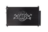 CSF Air Conditioning Condensers 10791 Condenser, Aluminum, Black, for use on Honda®, Each thumbnail 4