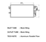 CSF Air Conditioning Condensers 10596 Condenser, Aluminum, Black, Buick, Each thumbnail 1