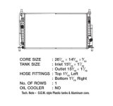 CSF Radiators for 2010-2013 3 - 3496 Radiator, OE Replacement, Aluminum/Plastic, Natural, Mazda, 3, Each thumbnail 3