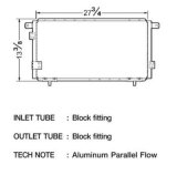 CSF Air Conditioning Condensers 10428 Condenser, Aluminum, Black, Toyota, Each thumbnail 1