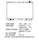 CSF Radiators 2469 Radiator, OE Replacement, Aluminum/Plastic, Natural, Lexus, Toyota, Each thumbnail 1