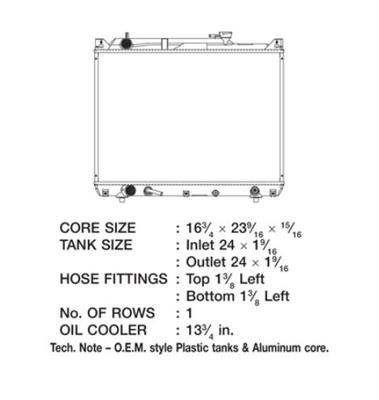 CSF Radiators 3005 Suzuki Grand Vitara thumbnail 3