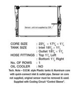 CSF Radiators 3718 Radiator, OE Replacement, Aluminum/Plastic, Natural, BMW, Each thumbnail 1